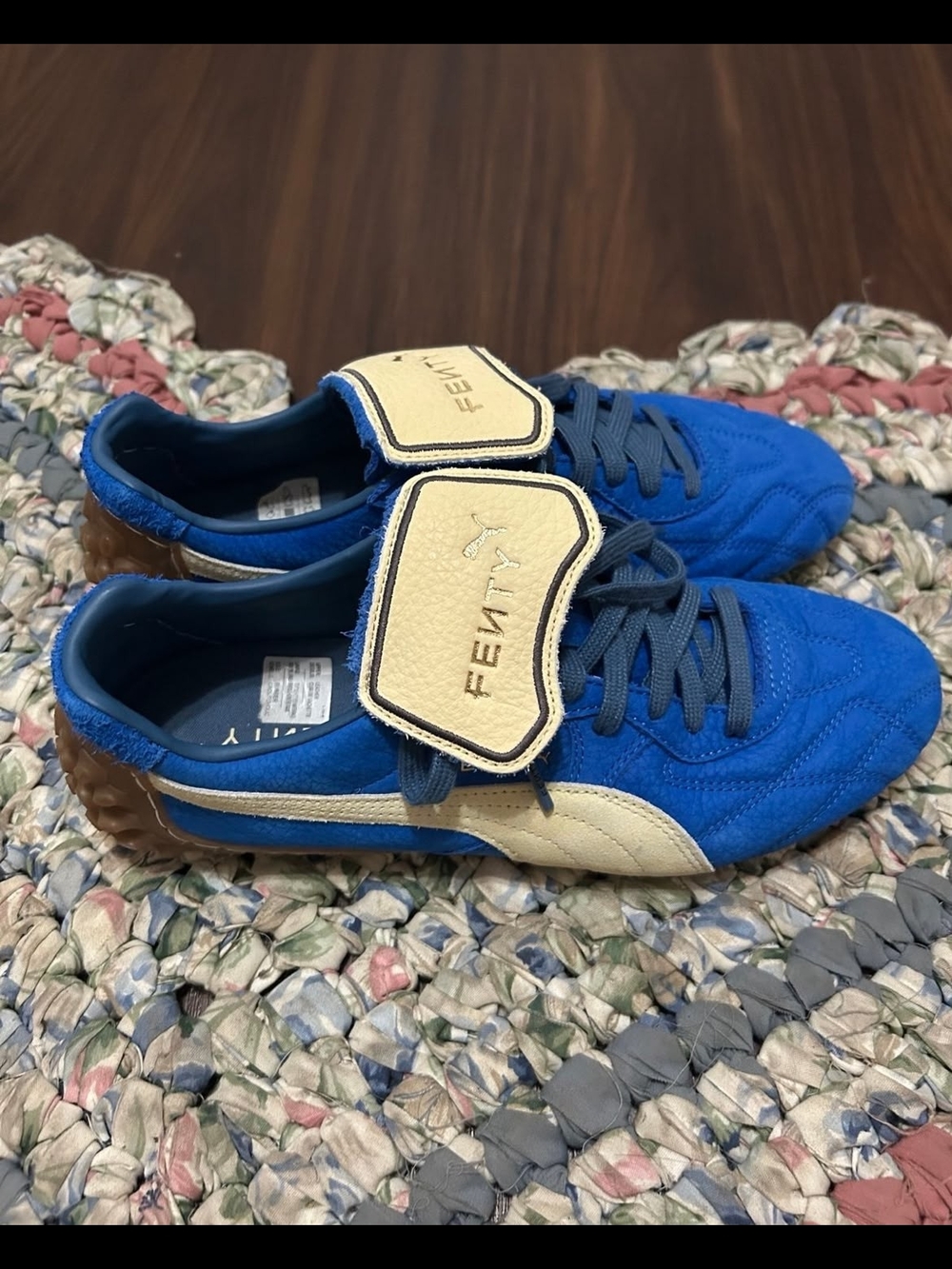 Mens Size 9 - PUMA Fenty x Avanti LS Team Royal Creamy Vanilla